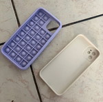 iPhone 11 case set, Capybara and purple Pop It fidget