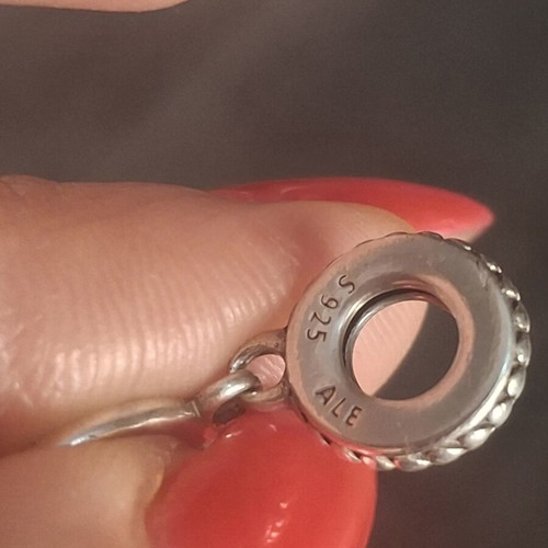 Pandora dangle charm, silver