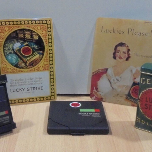 Lucky Strike collectible set of 5 items new