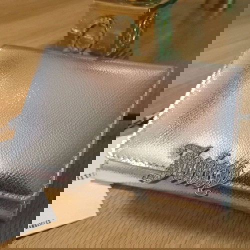 Silver Metallic Purce Juicy Couture -Ασημι Μεταλλικό Πορτοφολι Juicy Couture