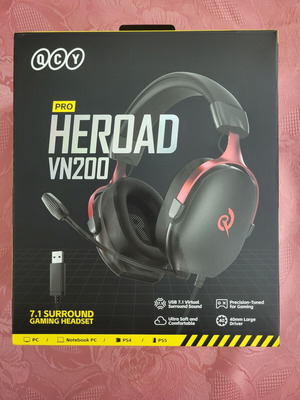 Ακουστικά Gaming QCY Heroad VN200 καινούργια ενσύρματα