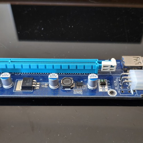 PCI Express riser card for laptop graphics card like new