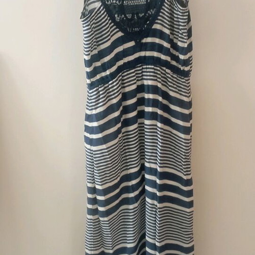 BSB summer dress like new, white and blue, size S