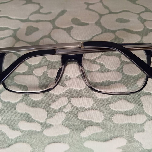 Nemesi NMCL105 C3 acetate eyeglass frame like new, dark blue transparent