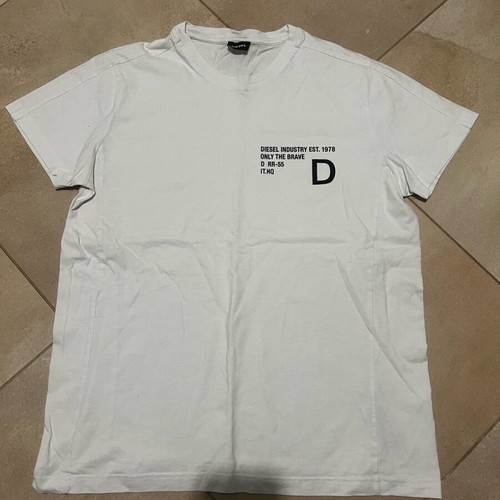 Diesel T-shirt XL used, black and white