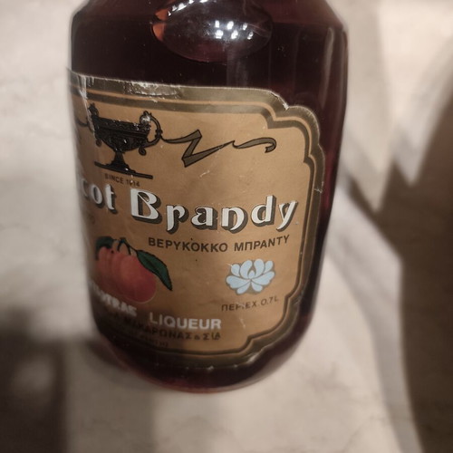 Vintage Apricot Brandy Lotsotras Liqueur sealed