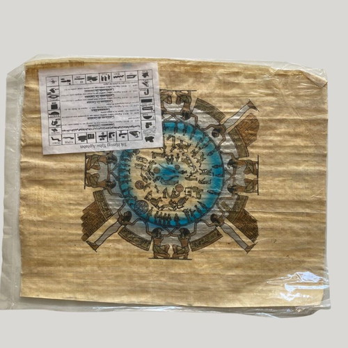 Egyptian Papyrus Dendera Zodiac new with authenticity certificate