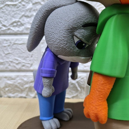 Zootopia Figures Judy Hopps & Nick Wilde 24cm New