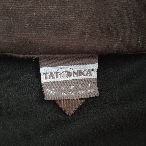 Tatonka women's fleece jacket with hood size 36 / S used, red