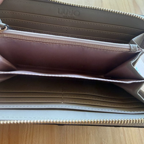 Liu Jo wallet new beige synthetic material