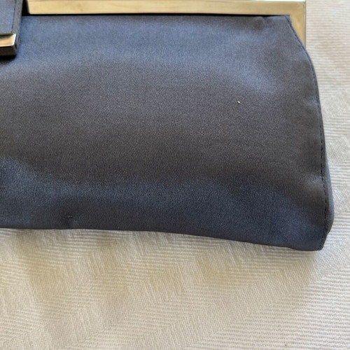 Miu Miu Vintage Satin Frame Clutch 2-in-1 Shoulder Bag used