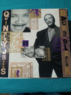 Quincy Jones Back On The Block vinyl record like new