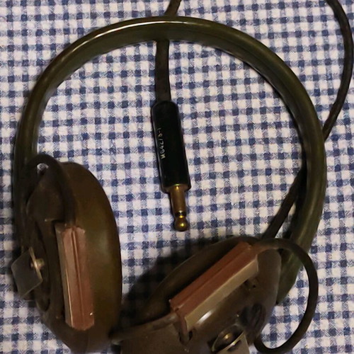 H-113/U Audiosears military wireless headphones used