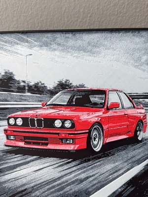 BMW E30 M3 frame new with 3D print