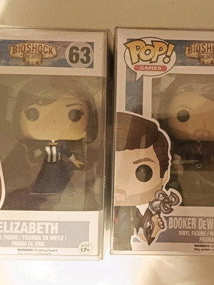 Funko Pop Bioshock Booker Dewitt and Elizabeth new authentic