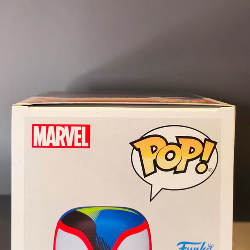 Funko Pop Miles Morales #1500 Limited Edition 7500 with Custom Painted Acrylic Protector new