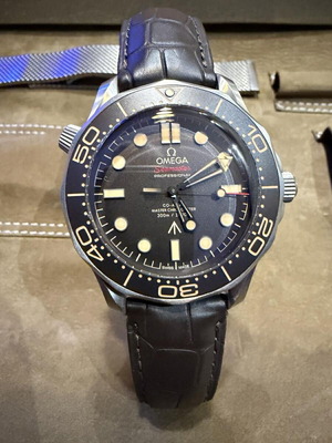 Omega Seamaster Diver James Bond Special Edition watch, 42mm titanium