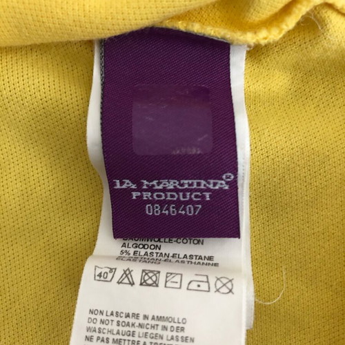 La Martina polo shirt like new, yellow, size M