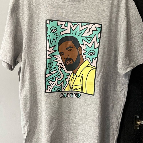 Cayler and Sons Drake T-shirt like new, size Large, grey