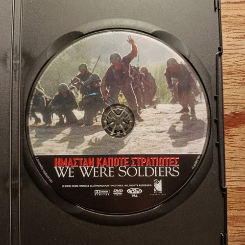 We Were Soldiers DVD used with Greek subtitles