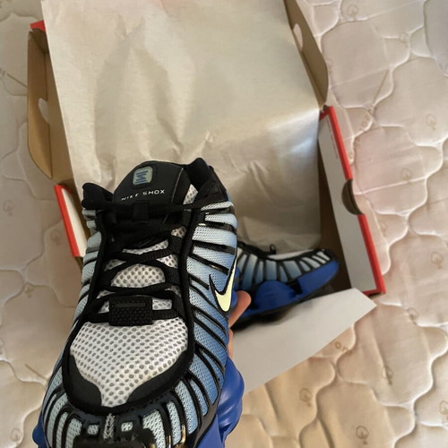 Nike Shox TL new with box, blue athletic shoes
