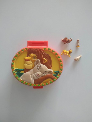 Polly Pocket Lion King used, Disney Tiny Collection 1996