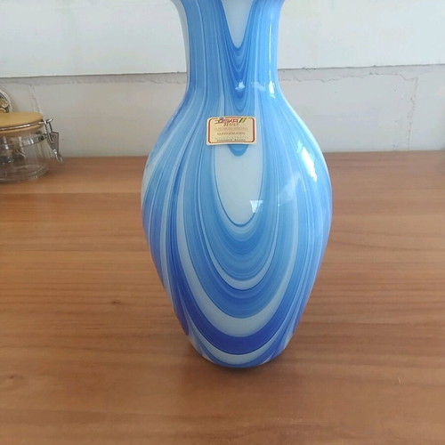 Glass decorative vase Joska Design Bavaria like new made of natural glass