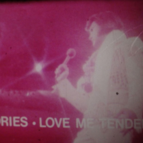 16mm advertising film used from 1970s "Disk LP-Elvis Love Songs"