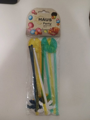 Drink stirrers new, pack of 10 assorted colors