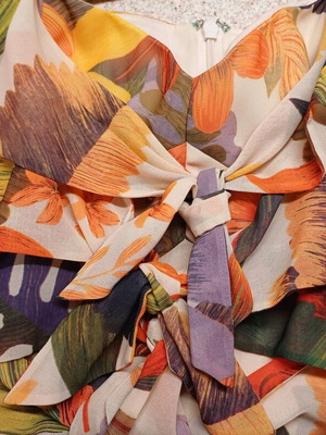 Ted Baker dress multicolored like new, size 2 (medium)