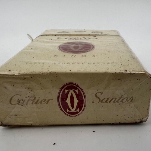 Cartier Santos Kings cigarette pack vintage sealed from 1980s Les Must de Cartier