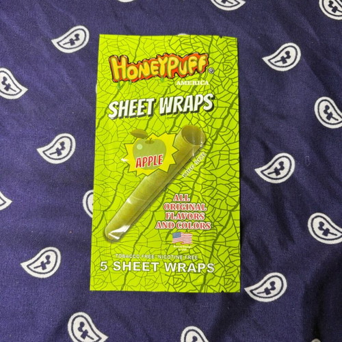 Honeypuff Sheet Wraps Apple King Size, new, 5 sheets