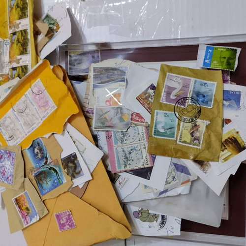 Stamps used from various eras and countries