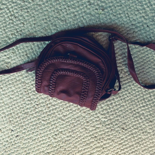 Women's crossbody bag brown like new in excellent condition