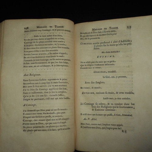 1769 Biographies of Famous Women Used, French 18th Century Book
