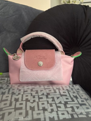 Longchamp mini ροζ χειρός καινούργιο με λουράκι χιαστί