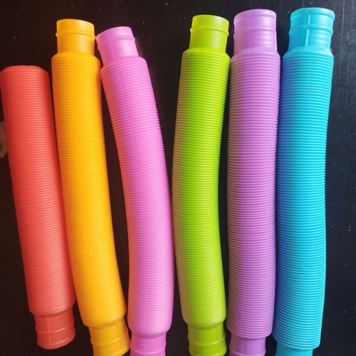 Pop Tubes pack of 6 like new anti stress toys