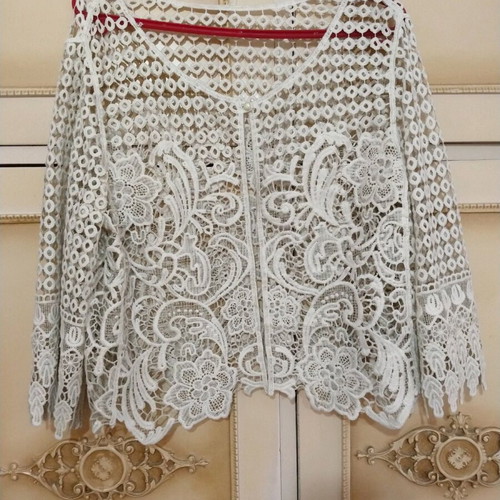Lace cardigan new, ideal over dress