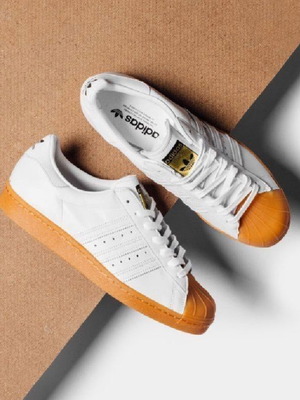 Adidas Superstar 80s DLX White sneakers new, size 46