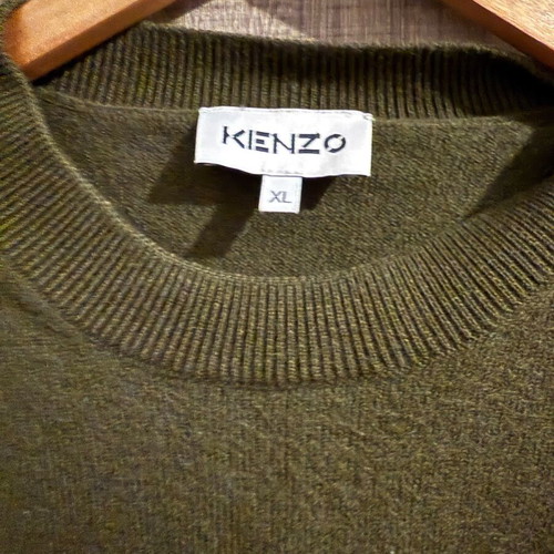 Kenzo 100% wool sweater like new, green, size XL