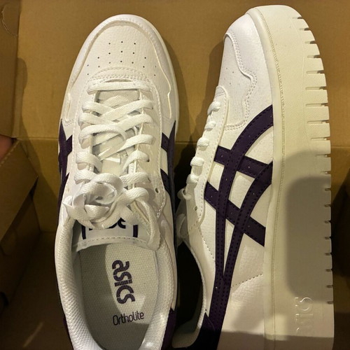 Asics Japan S PF White Midnight Plum Size 42 New Athletic Shoes