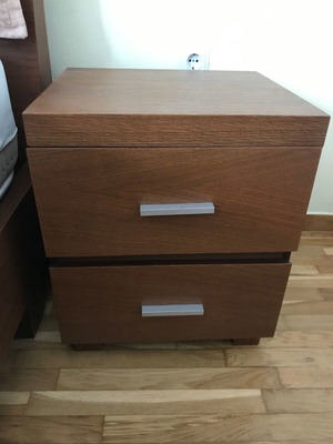 Handmade bedroom set solid walnut wood like new