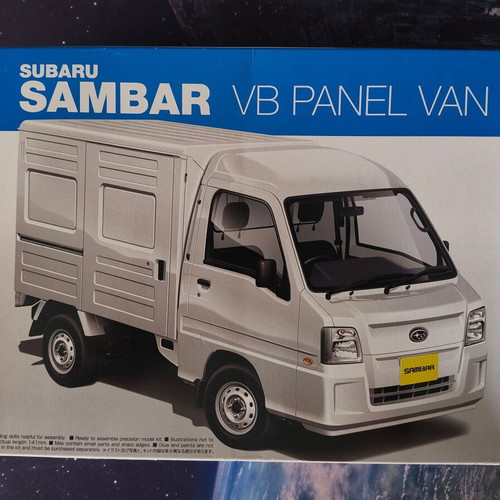 Subaru Sambar VB Panel Van 1/24 model kit like new