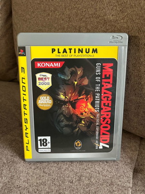 Metal Gear Solid 4 for PlayStation 3 like new, Guns of the Patriots