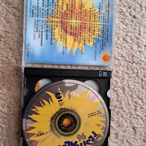 Festivalbar 96 double CD used, 90s pop collection