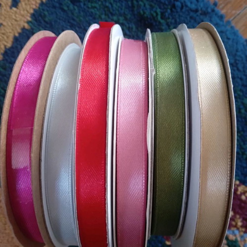 Ribbon set 10mm×50m, 6 colors