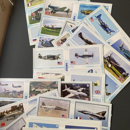 Warplanes sticker album complete, like new