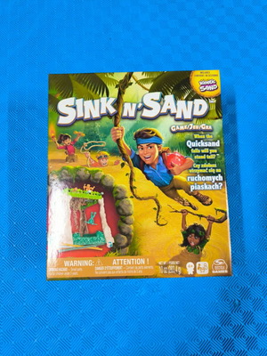 Spin Master Sink N' Sand board game with authentic kinetic sand new