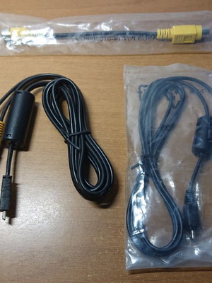 Audio video cables new, pack of 3 pieces
