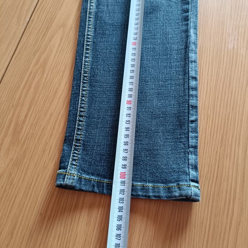 Men's Blue Black Regular Fit Jeans new, thin denim W32 L32
